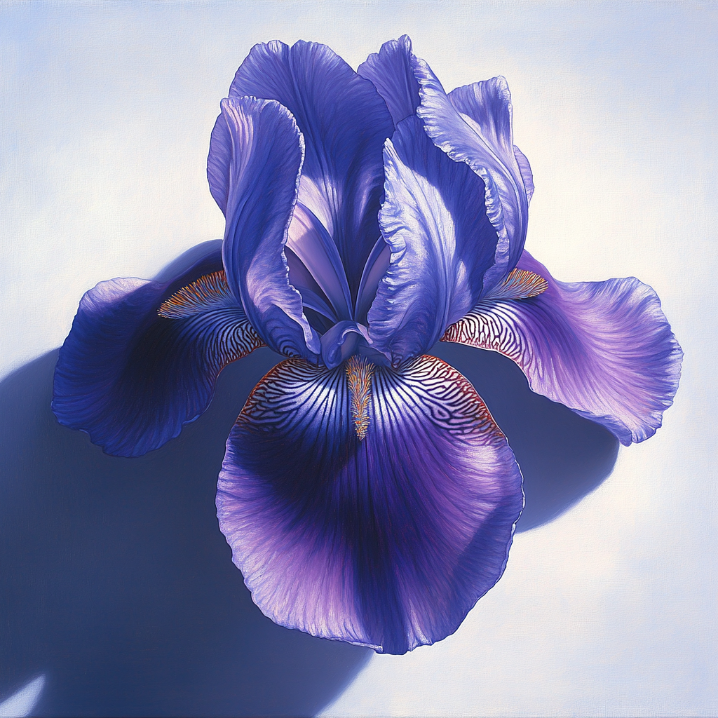 Caravaggio Inspired Celestial Iris painting number kit