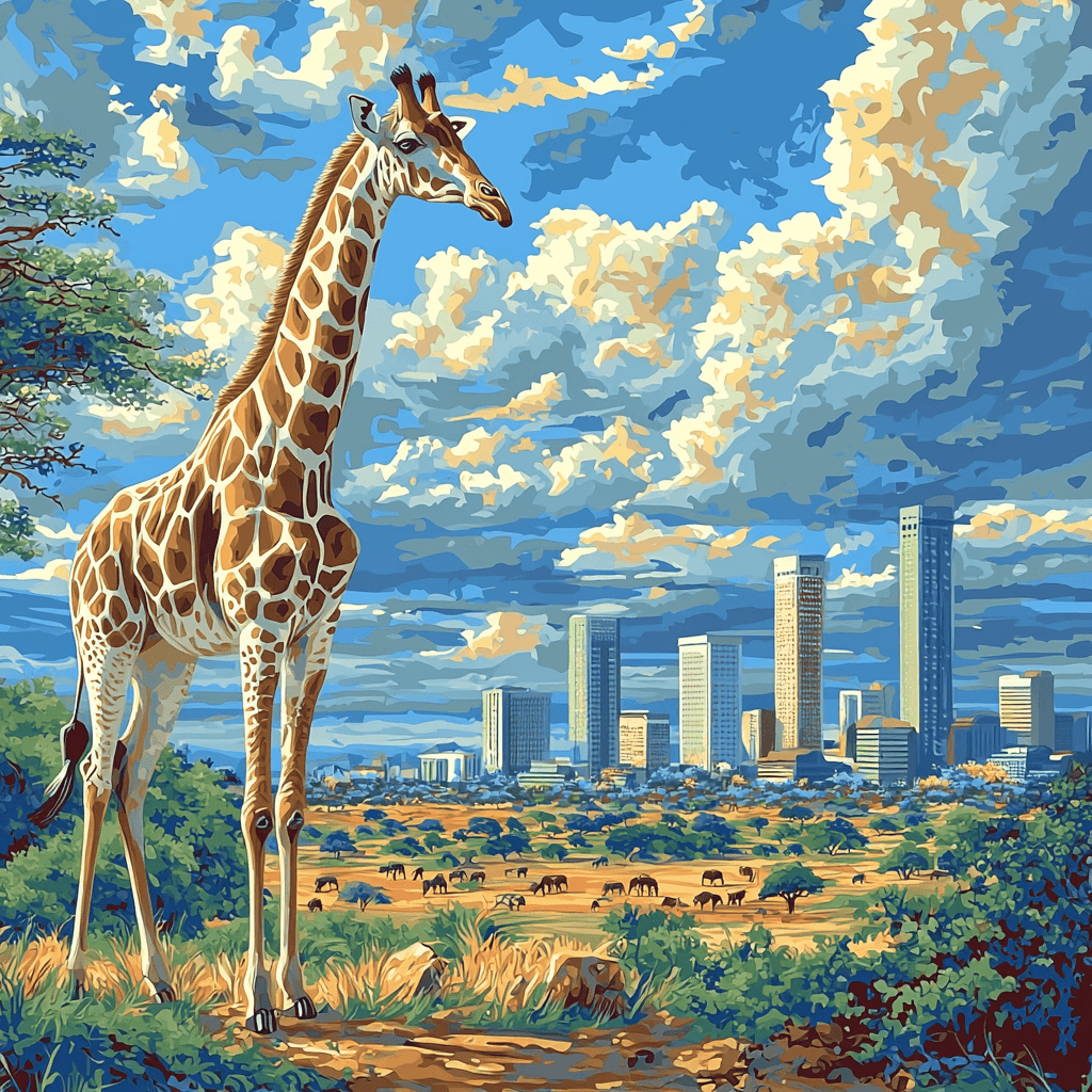 Nairobi National Park Paint By Numbers