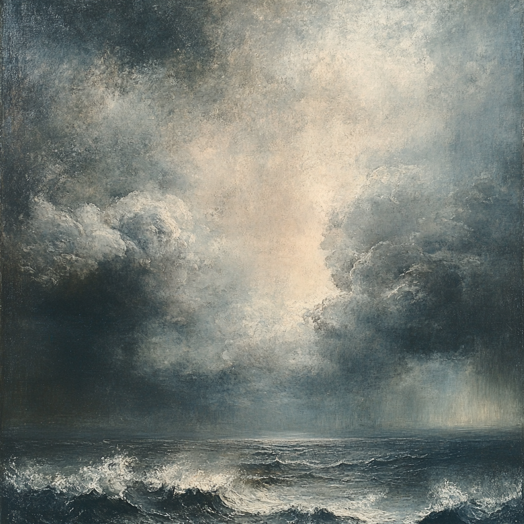 JRW Turner Inspired Violent Storm Clouds Paint by numbers kits