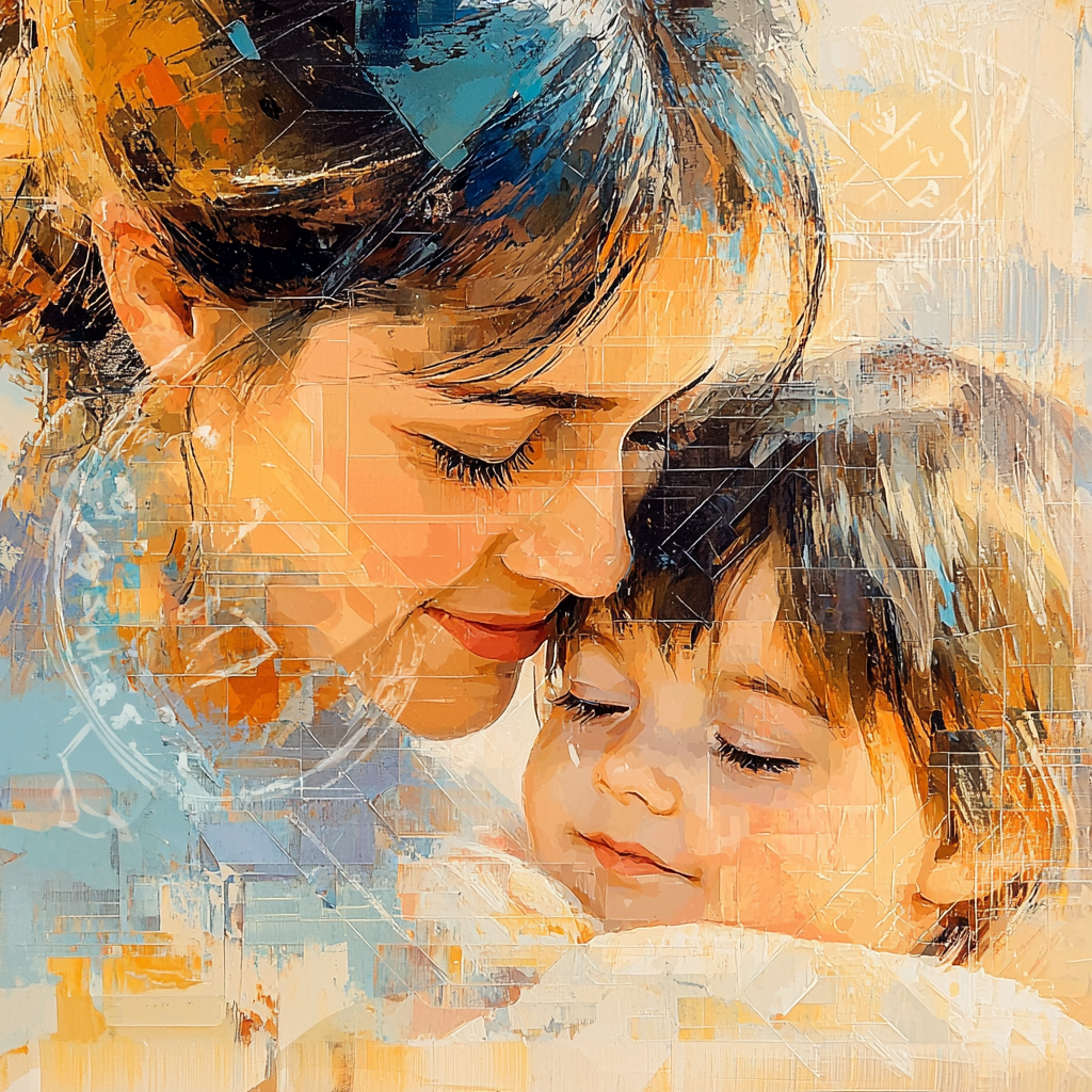 Mother's Tender Touch Paint By Numbers Art
