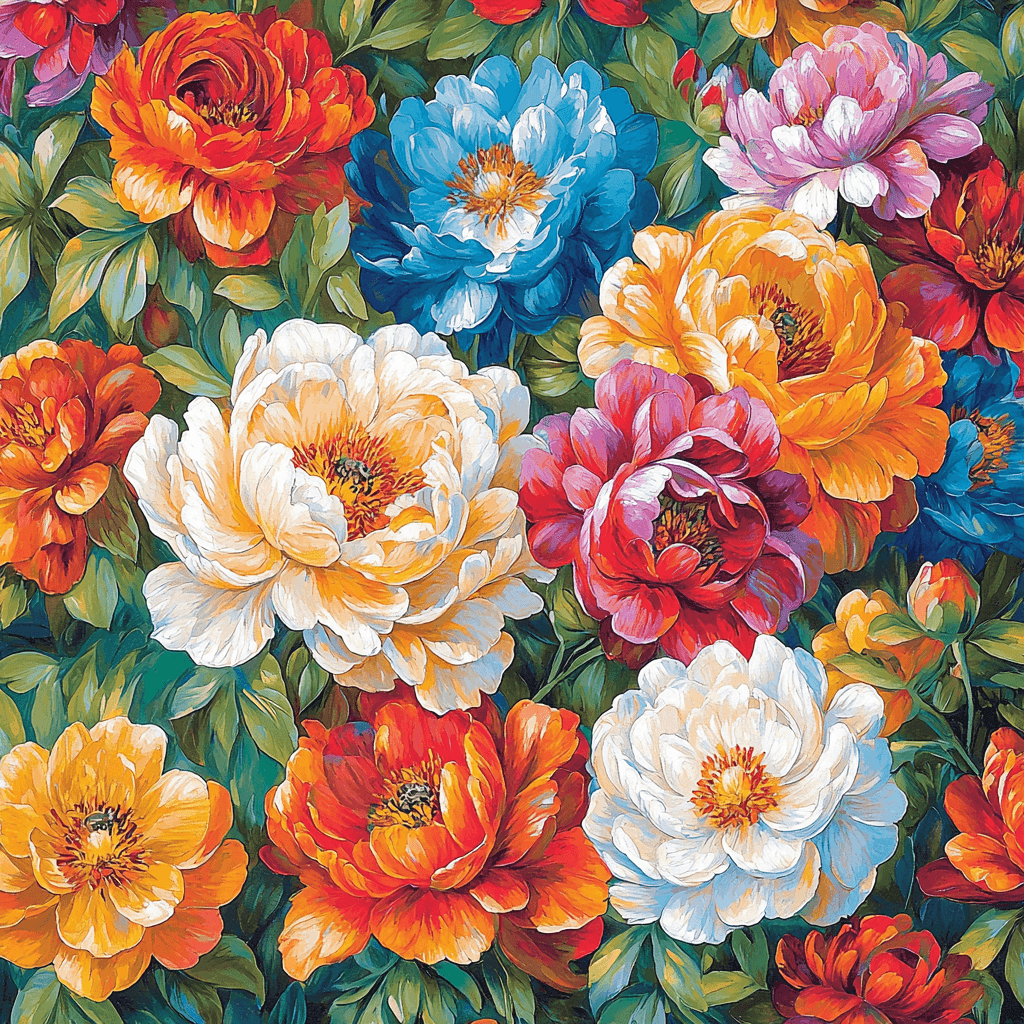 Pierre-Auguste Renoir Inspired Captivating Floral Abundance Paint By Numbers Kits
