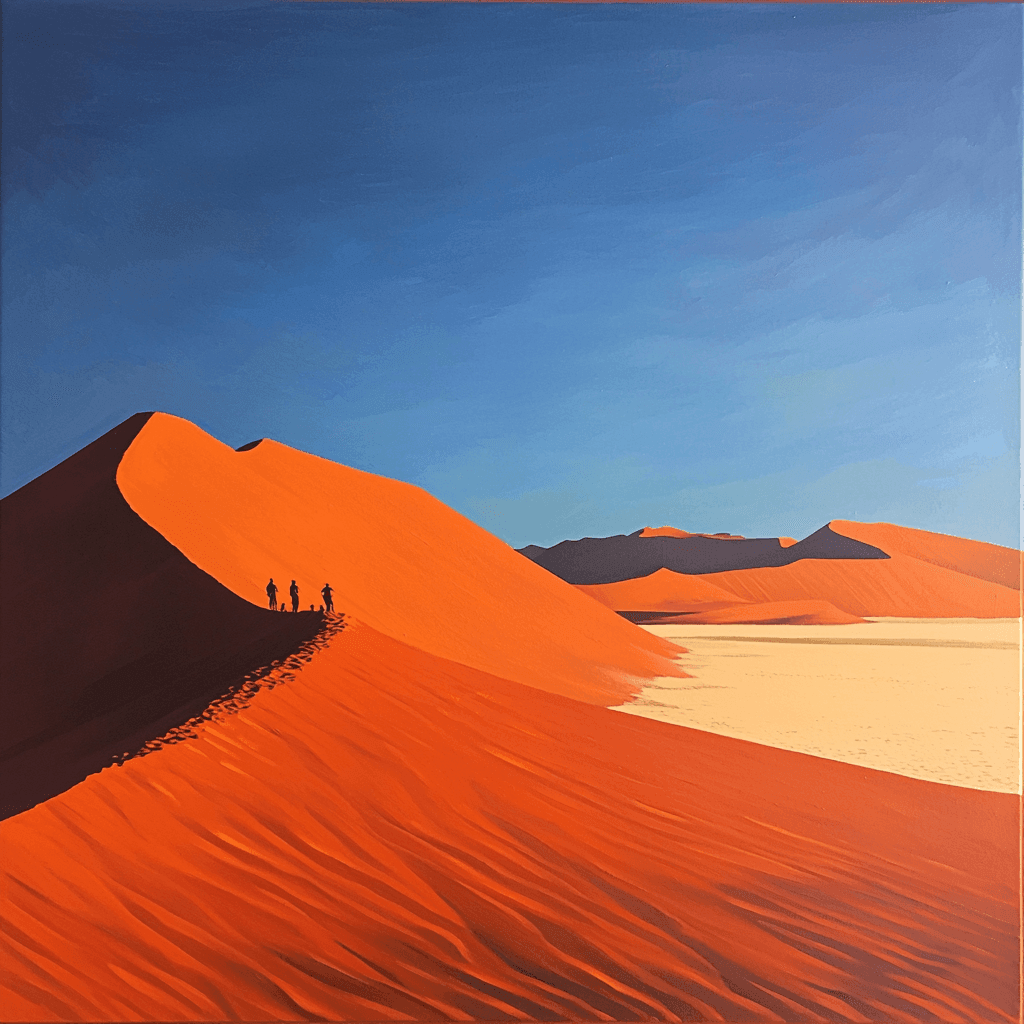 Sossusvlei Dunes DIY Paint By Numbers