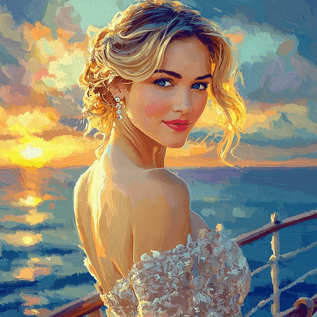 Kate Winslet: Sailing Through Timeless Roles Paint By Numbers Art