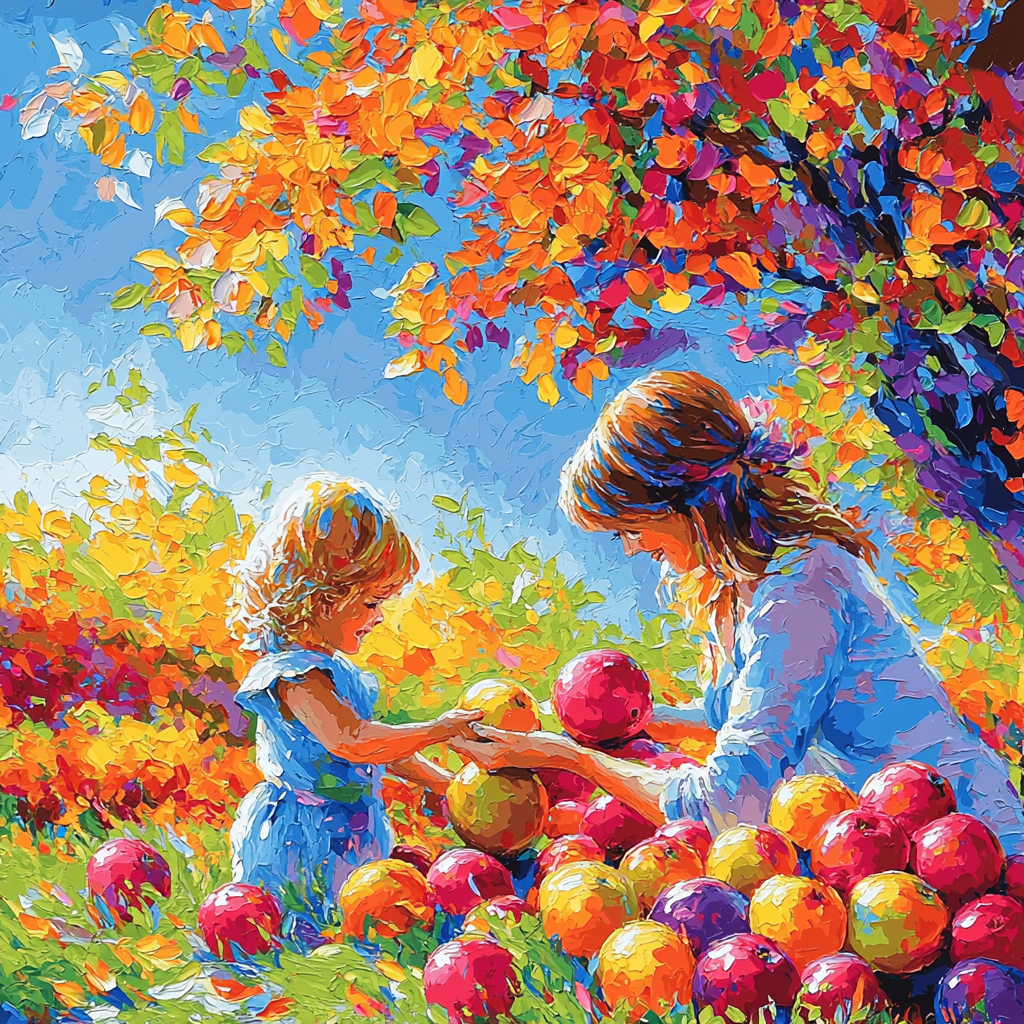 Nature’s Sweet Gifts Number Painting