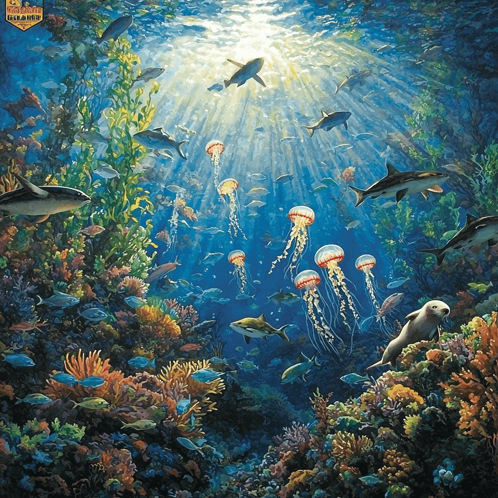 Monterey Bay Aquarium - California, USA DIY Paint By Numbers