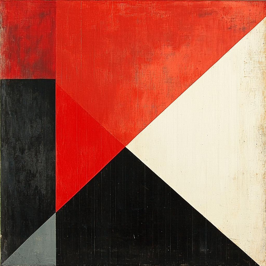 Kazimir Malevich Inspired Dissonant Harmony Numbered Painting Kits