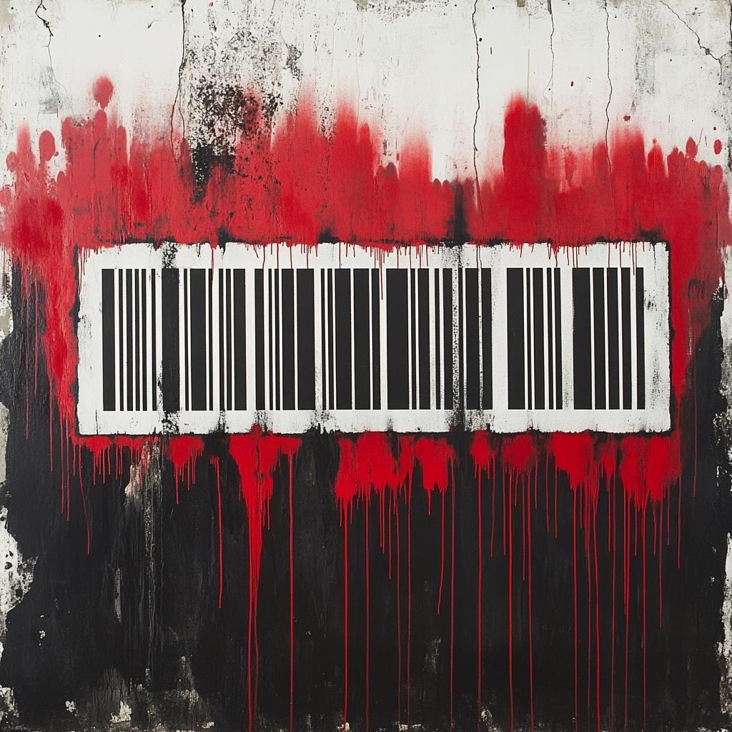 Banksy Inspired Anti Consumerism Paint by numbers kits