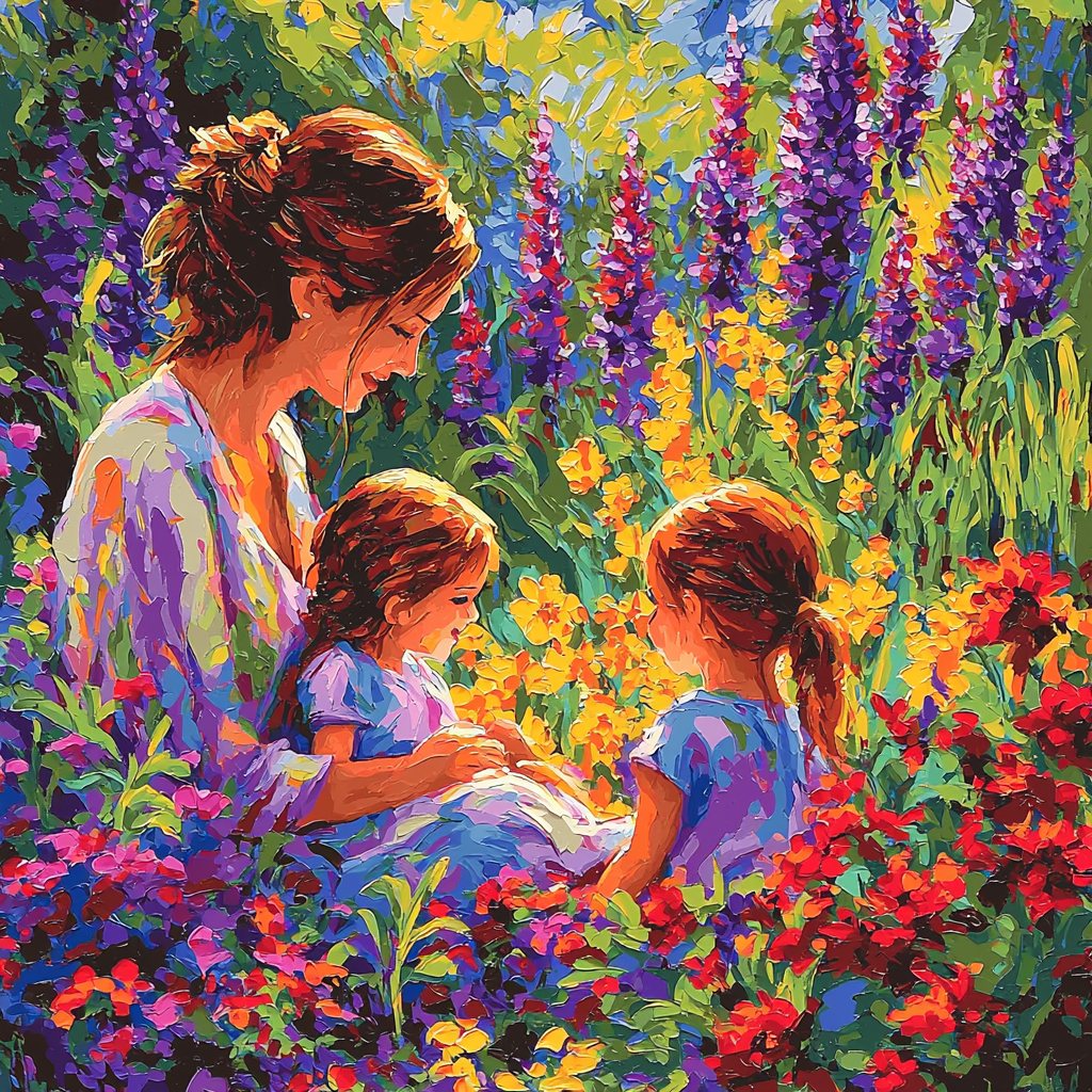 Mom's Garden Treasures Numbered Painting Kits