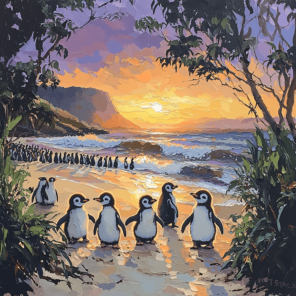 Penguin Parade - Phillip Island Paint By Number