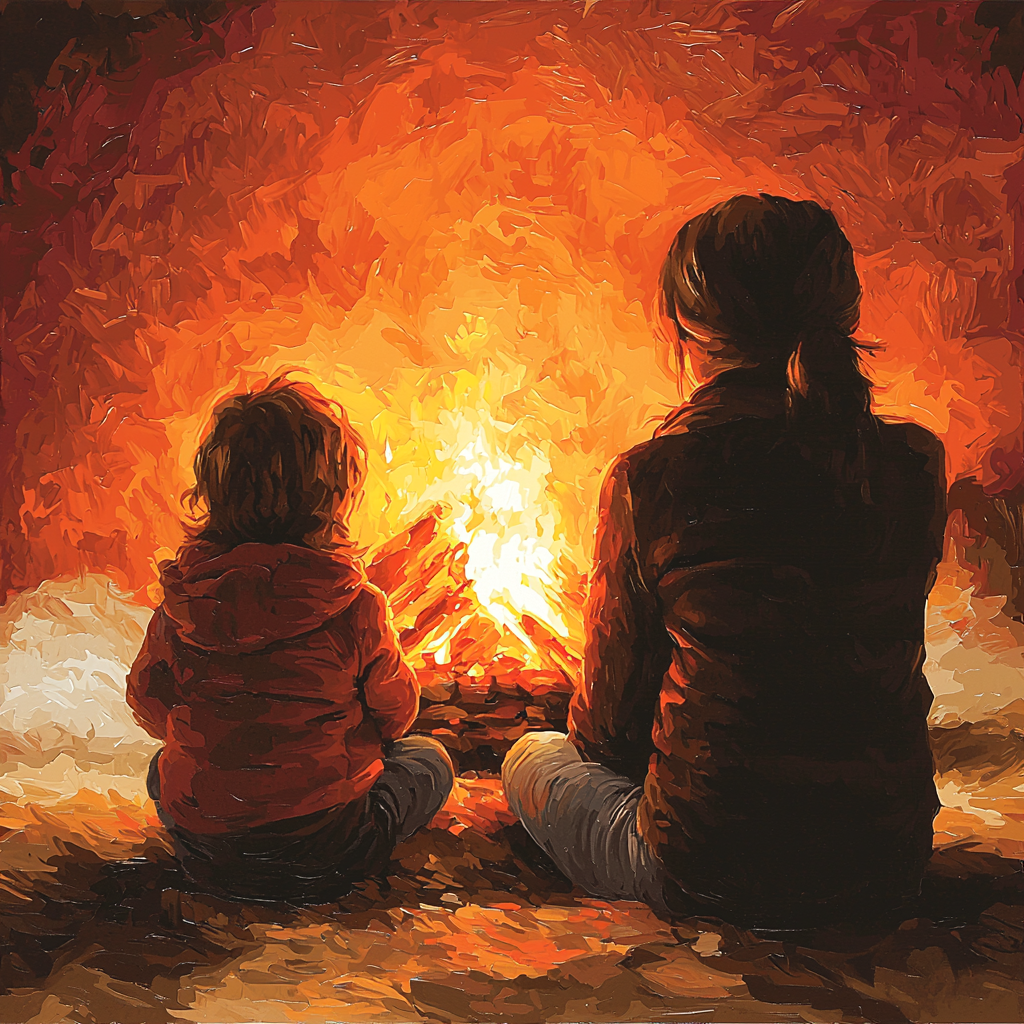 Cozy Fireside Tales DIY Paint By Numbers
