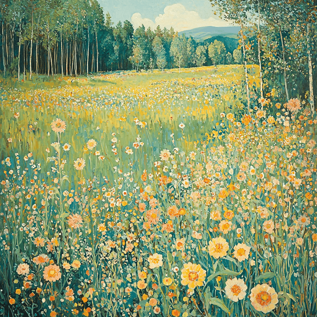 Klimt Inspired Mystical Meadows DIY Paint By Numbers