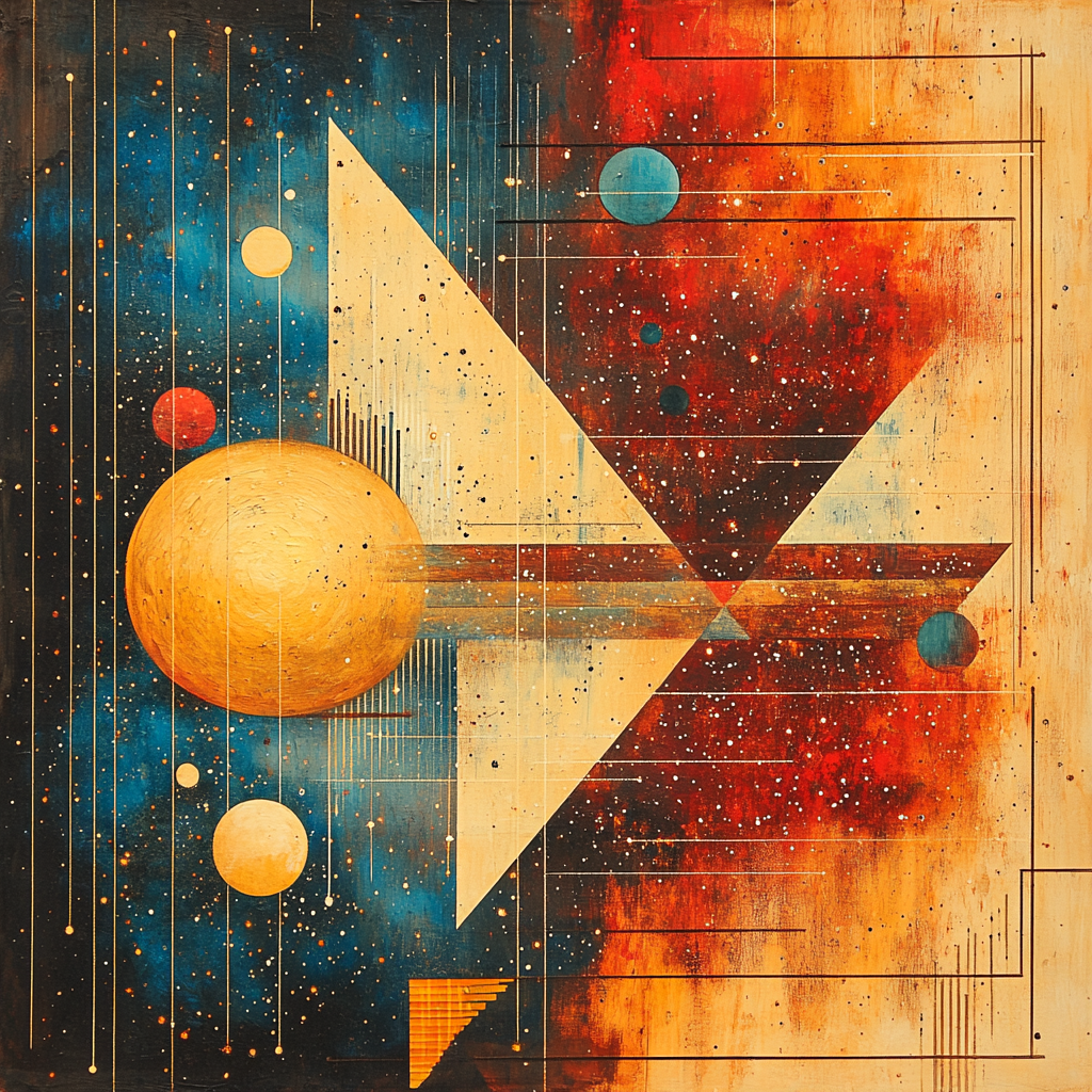 Paul Klee Inspired Cosmic Harmony DIY paint by numbers