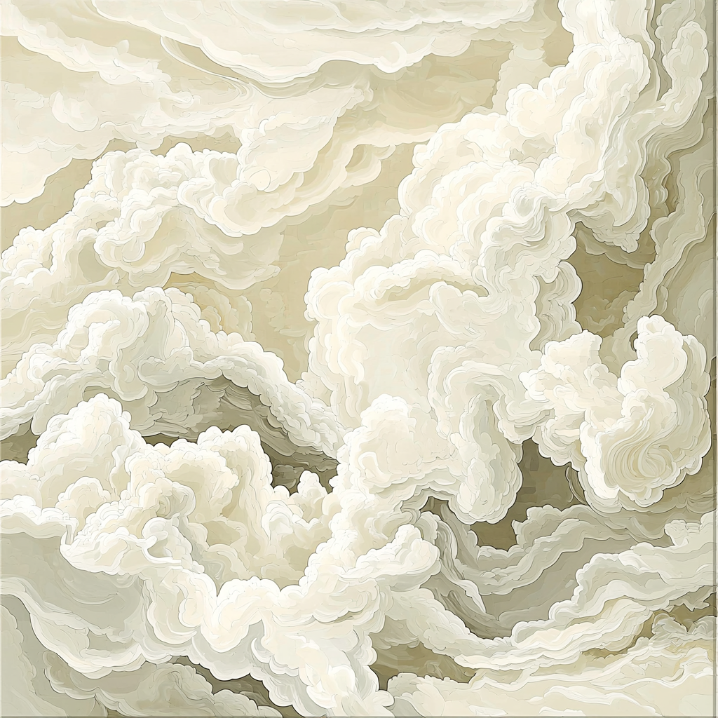 Michelangelo Inspired Mystical Cloudscape Numbered Painting Kits