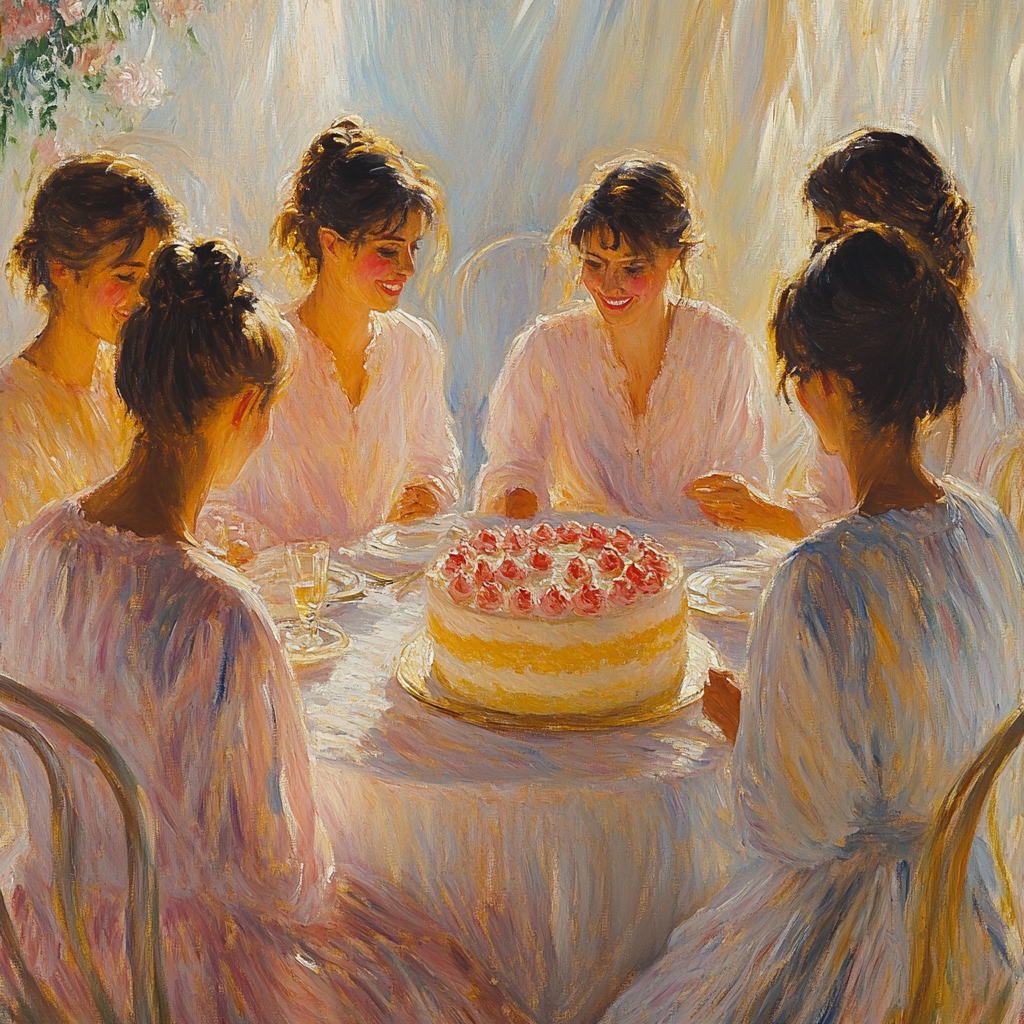 Pierre-Auguste Renoir Inspired Birthday Celebration Paint by numbers kits