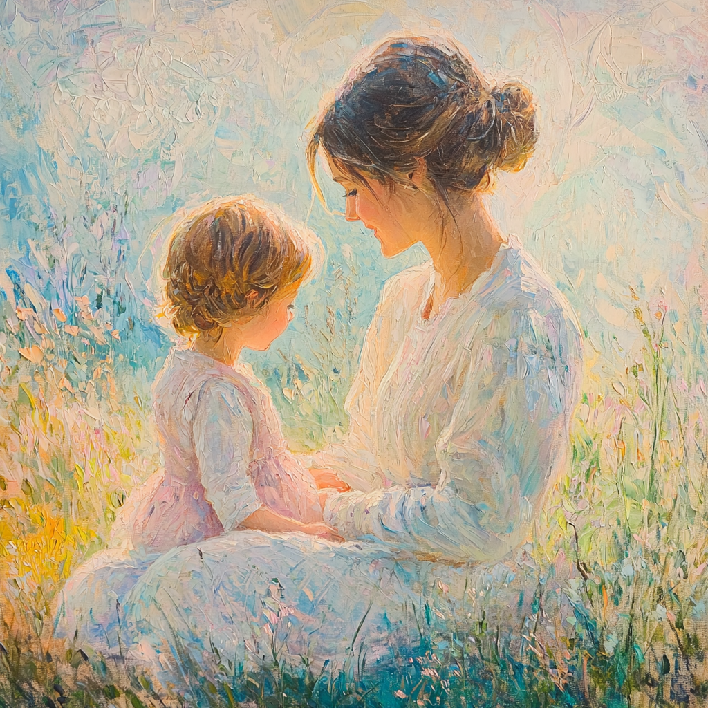 Mother's Heartbeat Painting Number Kit