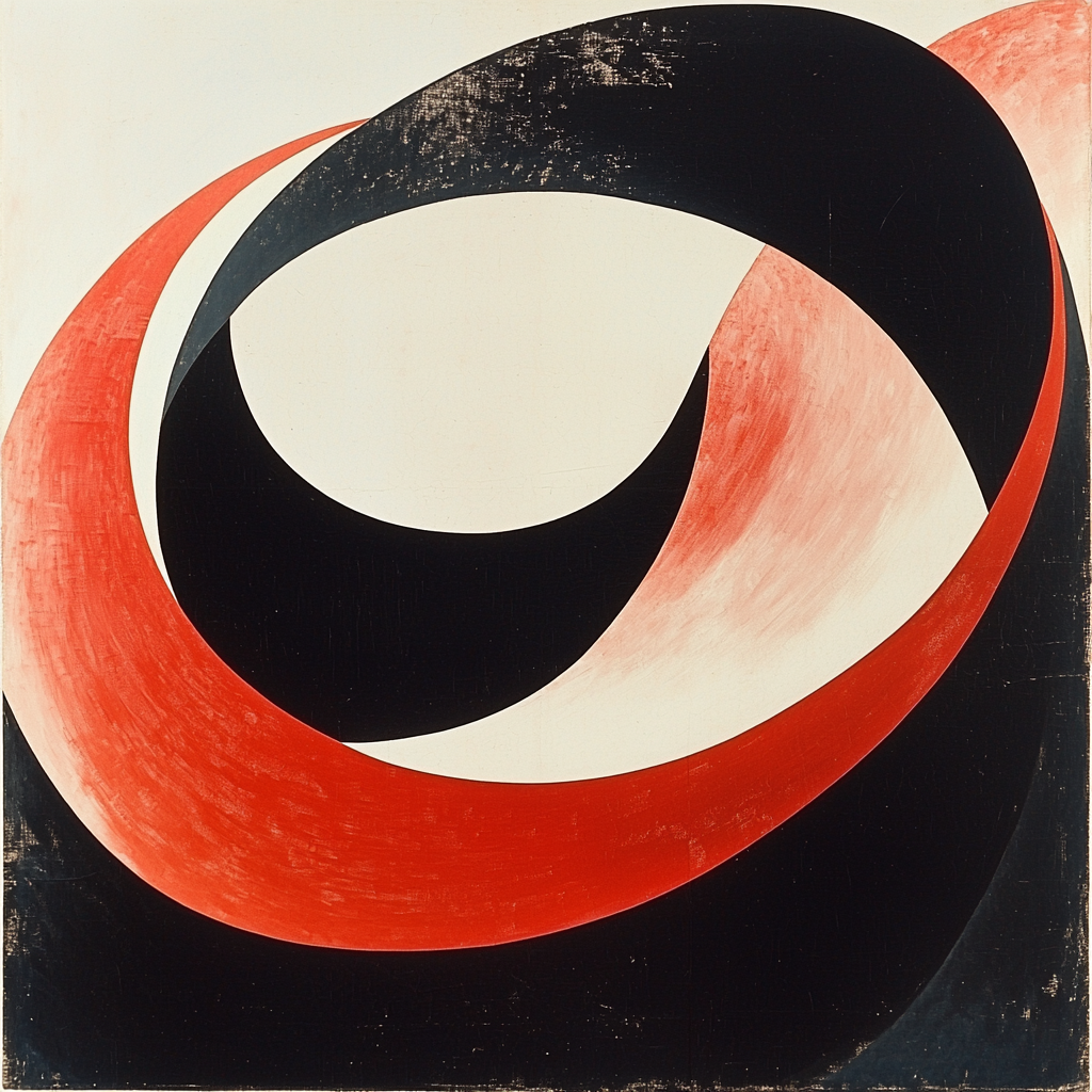 Kazimir Malevich Inspired Fluid Geometry Numbered Painting Kits