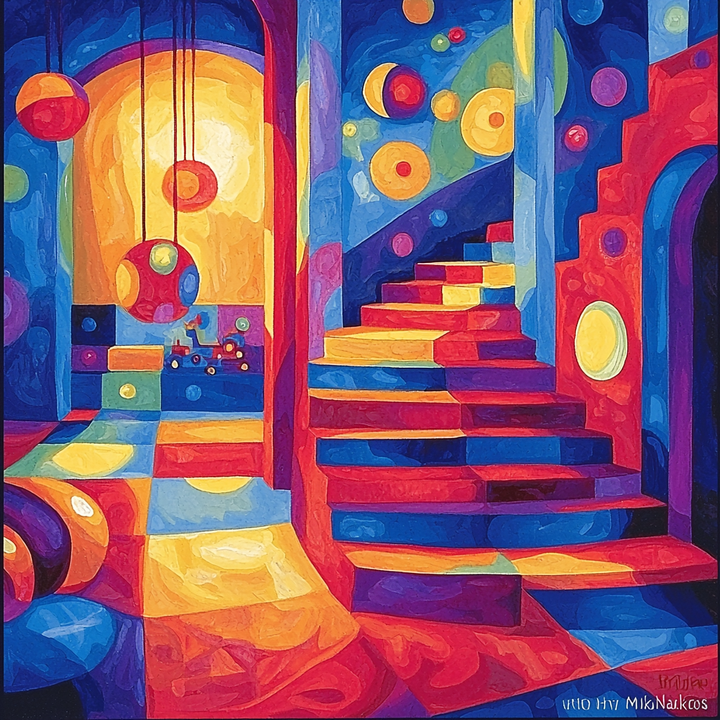 Mackintosh Inspired Whimsical Toy Wonderland DIY Paint By Numbers