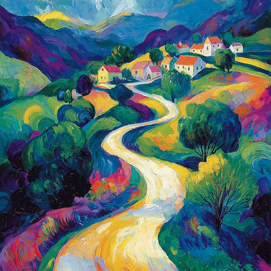 Paul Cézanne Inspired Rhythmic Expressions DIY Paint By Numbers