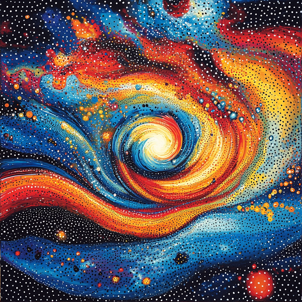 Yayoi Kusama Inspired Cosmic Harmony Paint by numbers kits