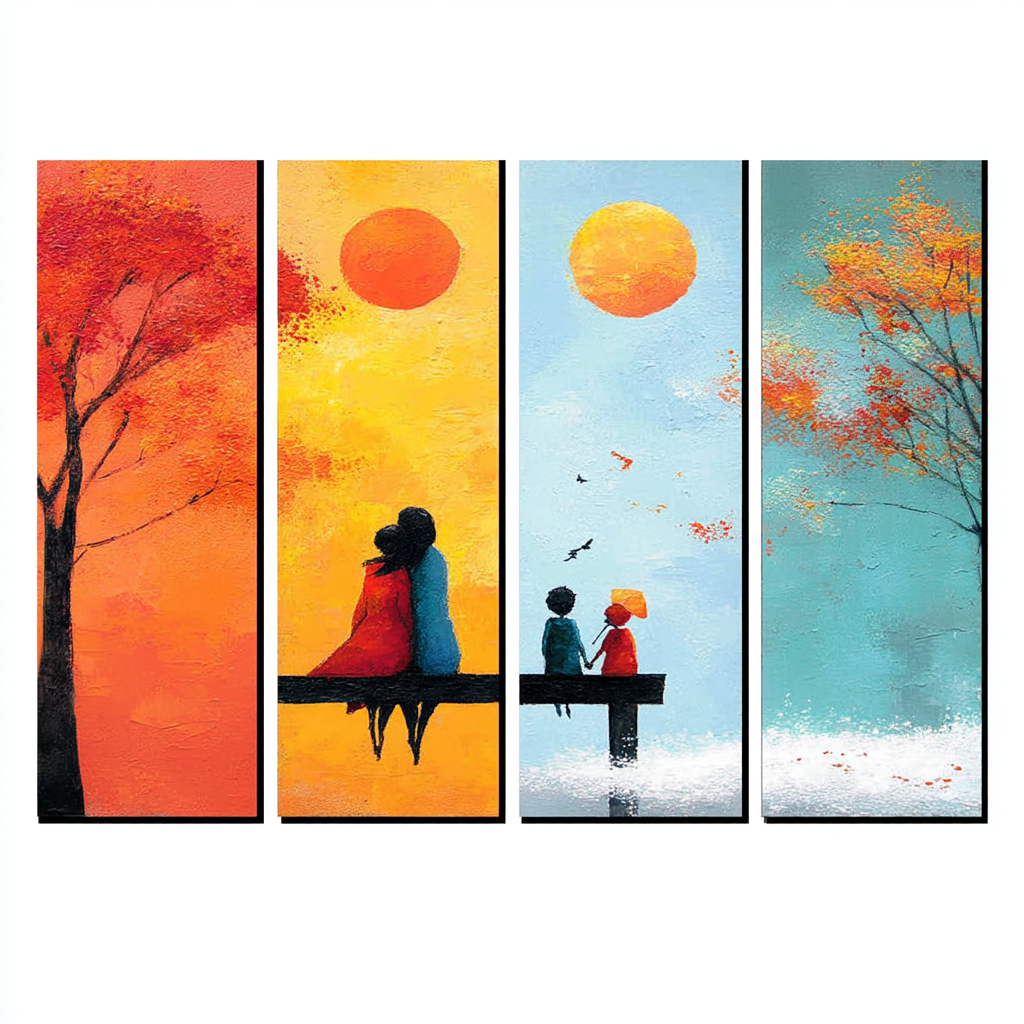 Seasons Of Affection Number Painting