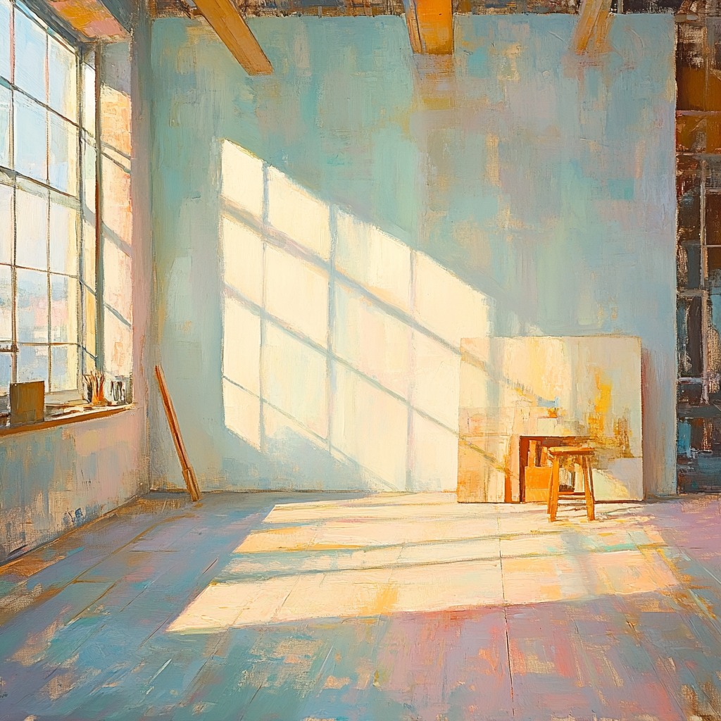 Edgar Degas Inspired Quiet Studio Light Painting by numbers kit