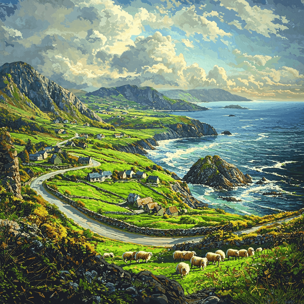 Ring Of Kerry - County Kerry Paint By Color