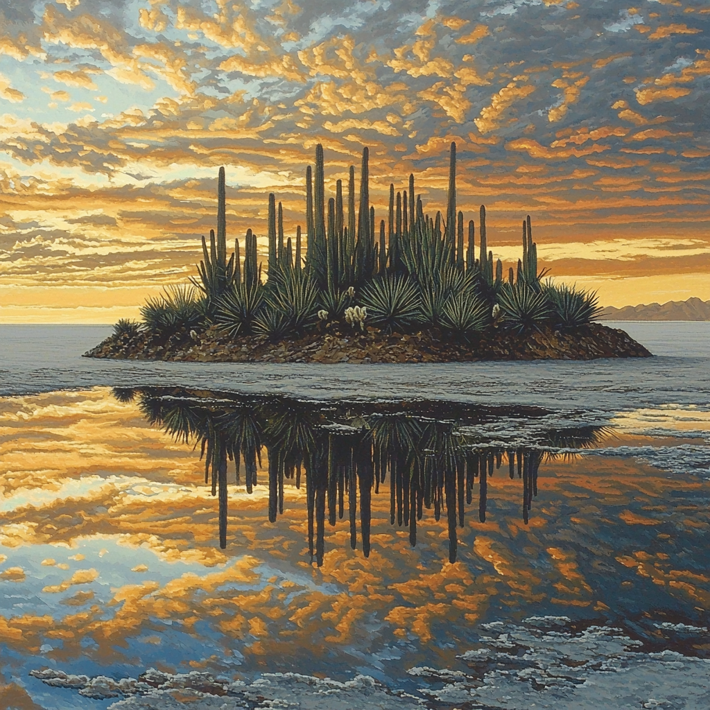 Uyuni Salt Flat - Bolivia DIY Paint By Numbers