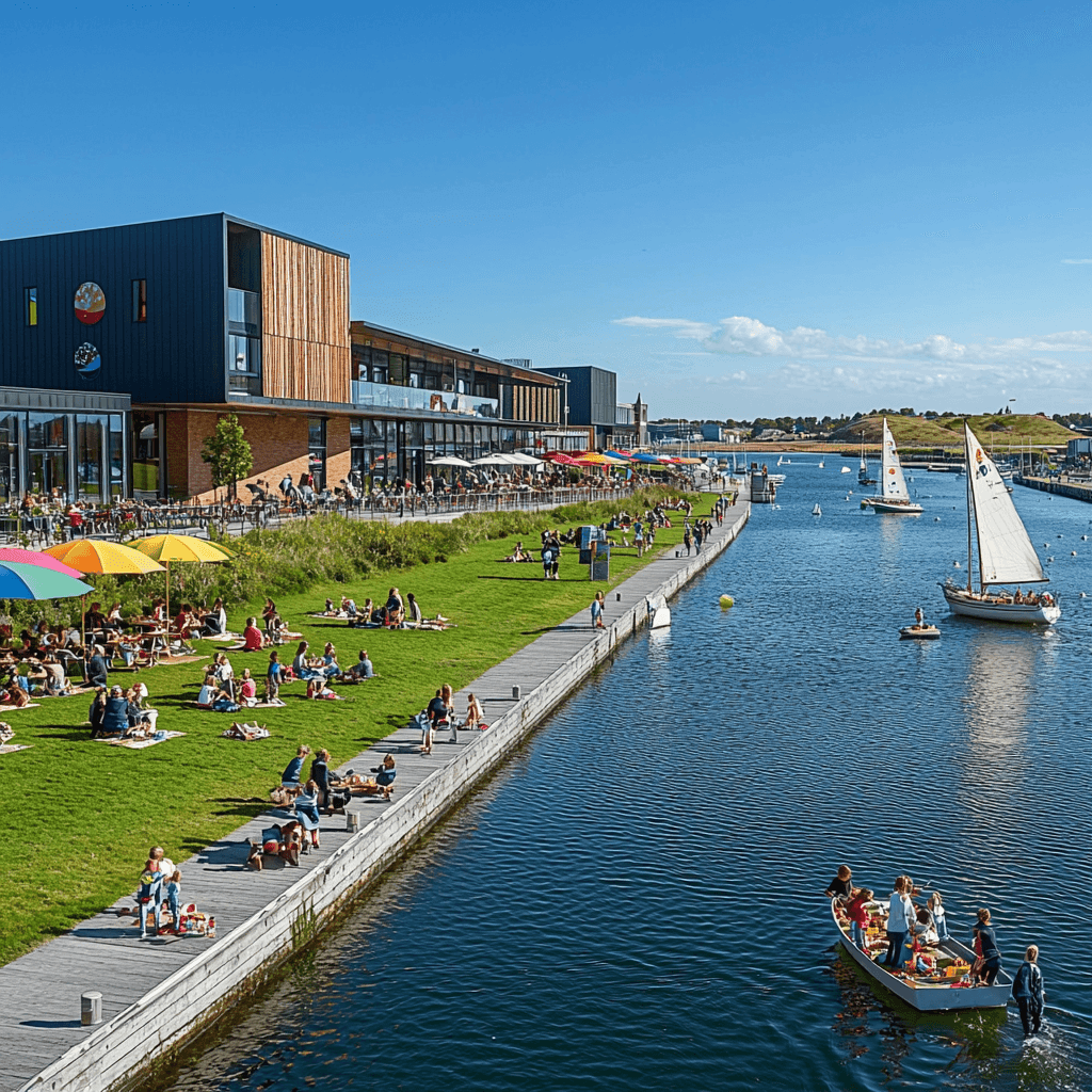 Aalborg Waterfront Paint By Number