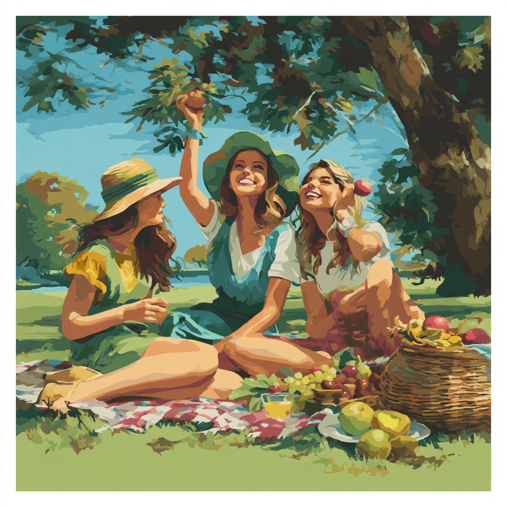 The Bond Of Friendship Painting Number Kit