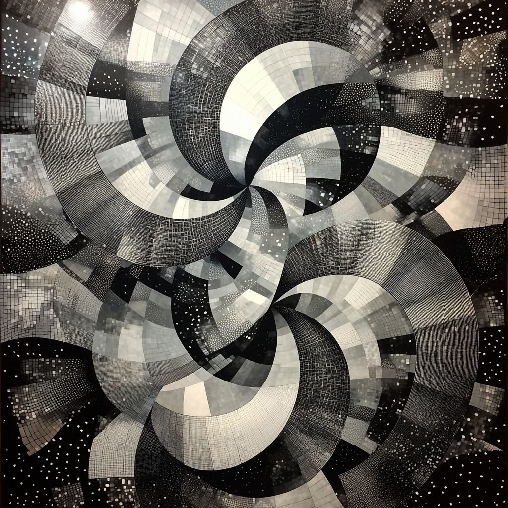 M.C. Escher Inspired Eternal Weavings Paint By Color