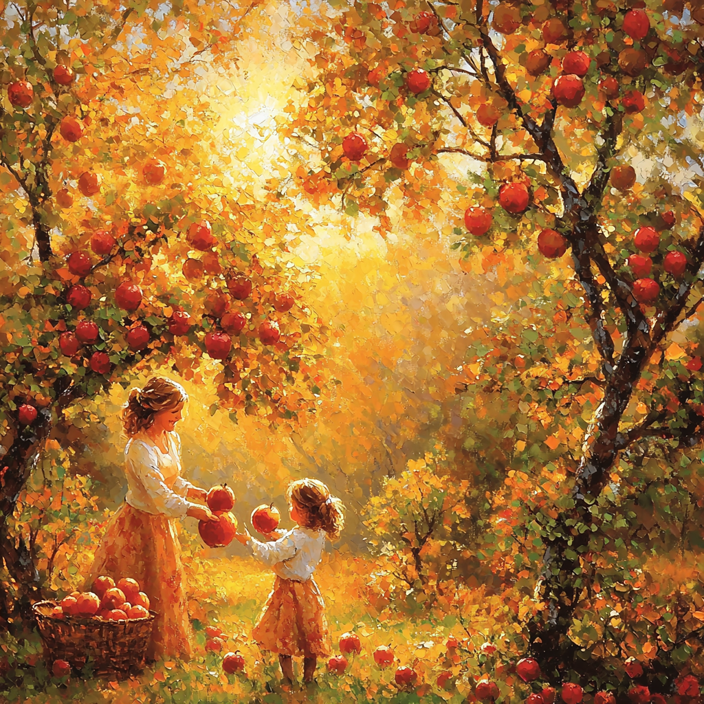In The Orchard Paint By Numbers