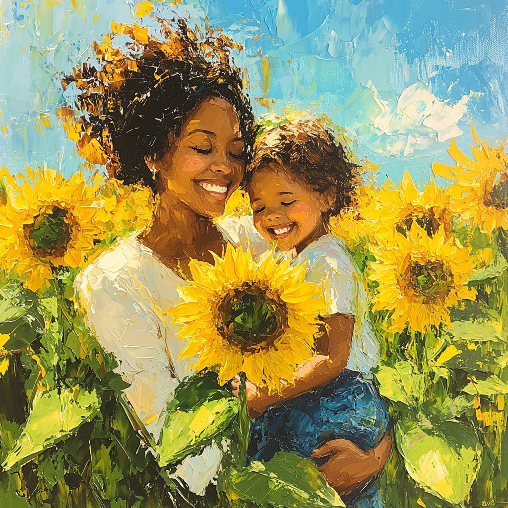 Sunflower Hugs Numbered Painting Kits