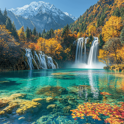 Jiuzhaigou Valley - Sichuan Paint By Color