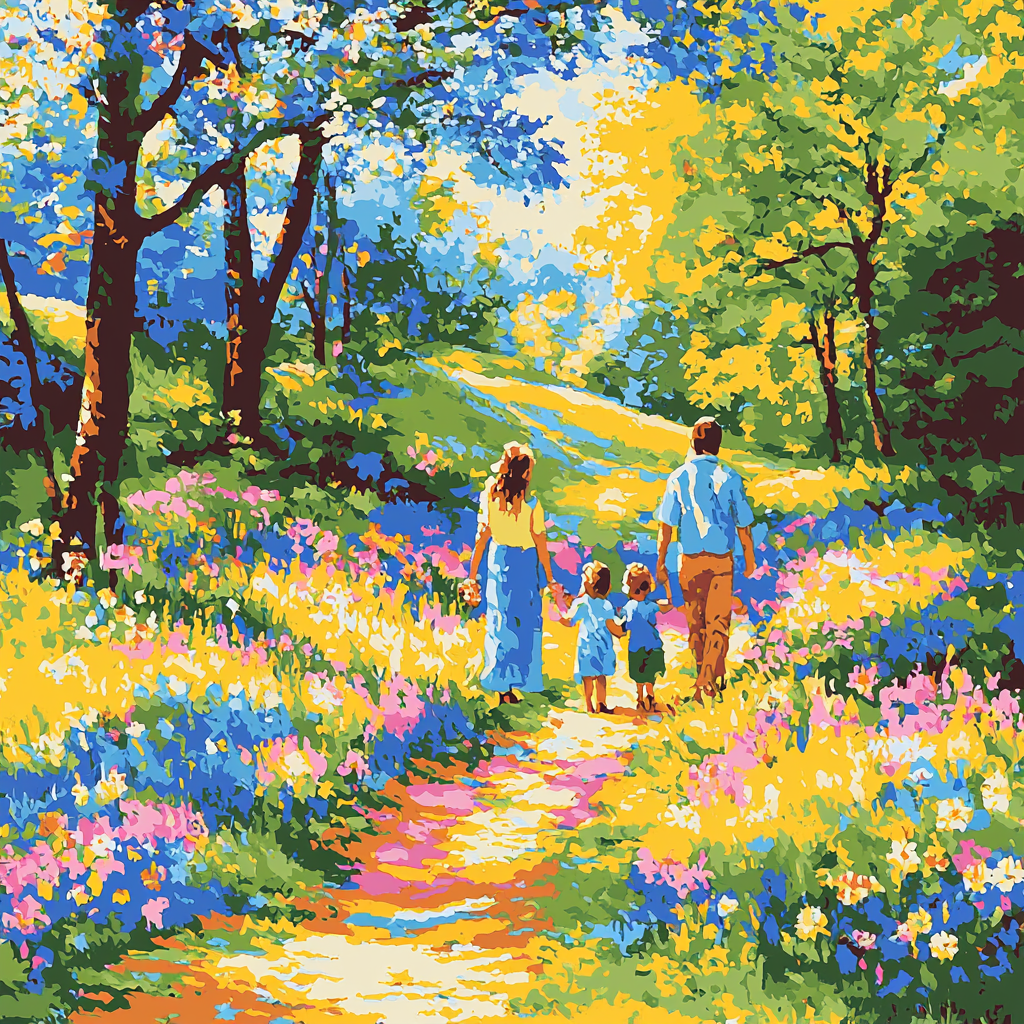 Moments In Bloom Paint By Color