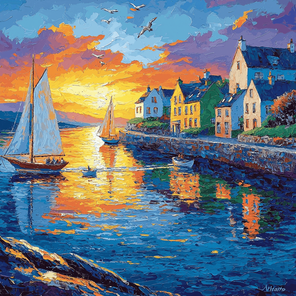Galway Bay Painting Number Kit