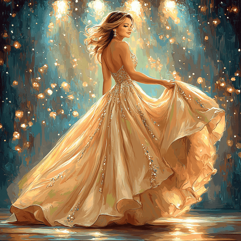 Emma Stone: Dancing To Stardom Painting Number Kit