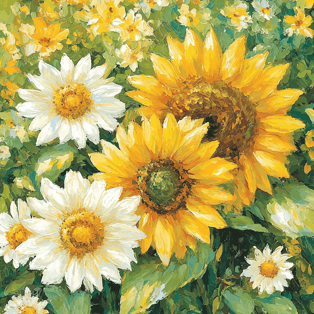 Pierre-Auguste Renoir Inspired Solar Blooms Paint By Numbers