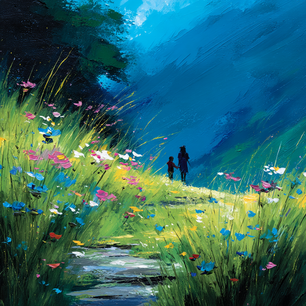 Mother's Meadow Number Painting