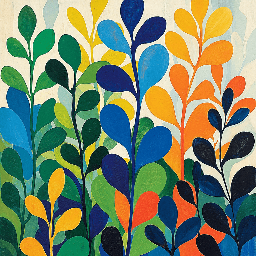 Henri Matisse Inspired Matisse's Botanical Symphony Paint By Numbers