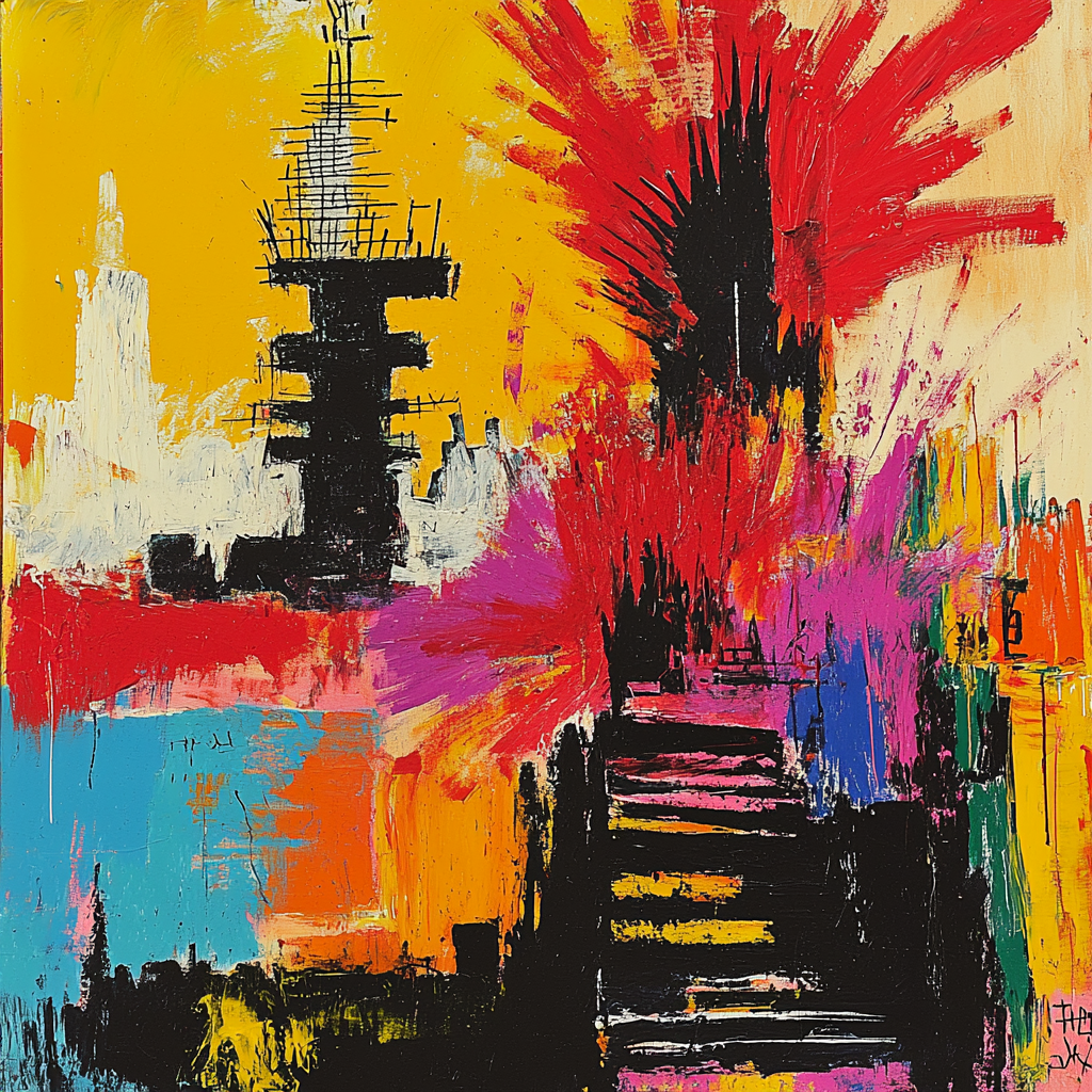 Jean-Michel Basquiat Inspired Alchemy Of Ideas Paint By Numbers Kits