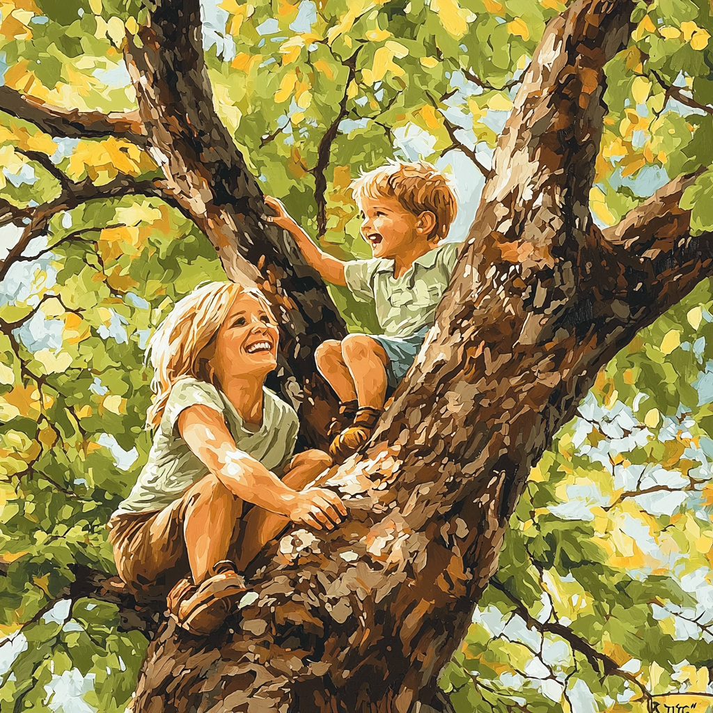 Adventurous Tree Climb Paint By Color