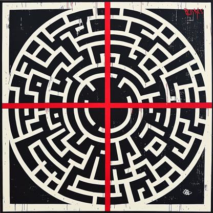 Banksy Inspired Illusion Of Choice Paint By Number