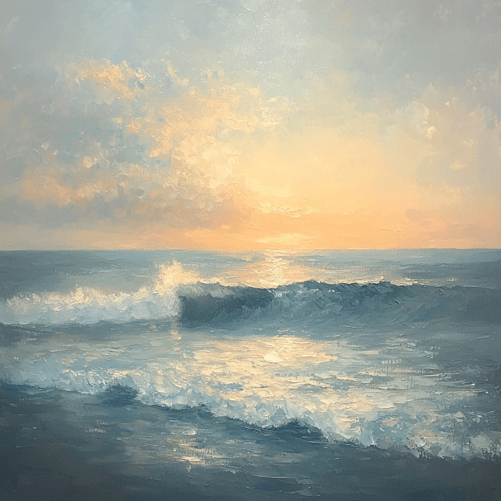 Jean-Baptiste-Camille Corot Inspired Mystic Ocean Lullaby Paint By Numbers