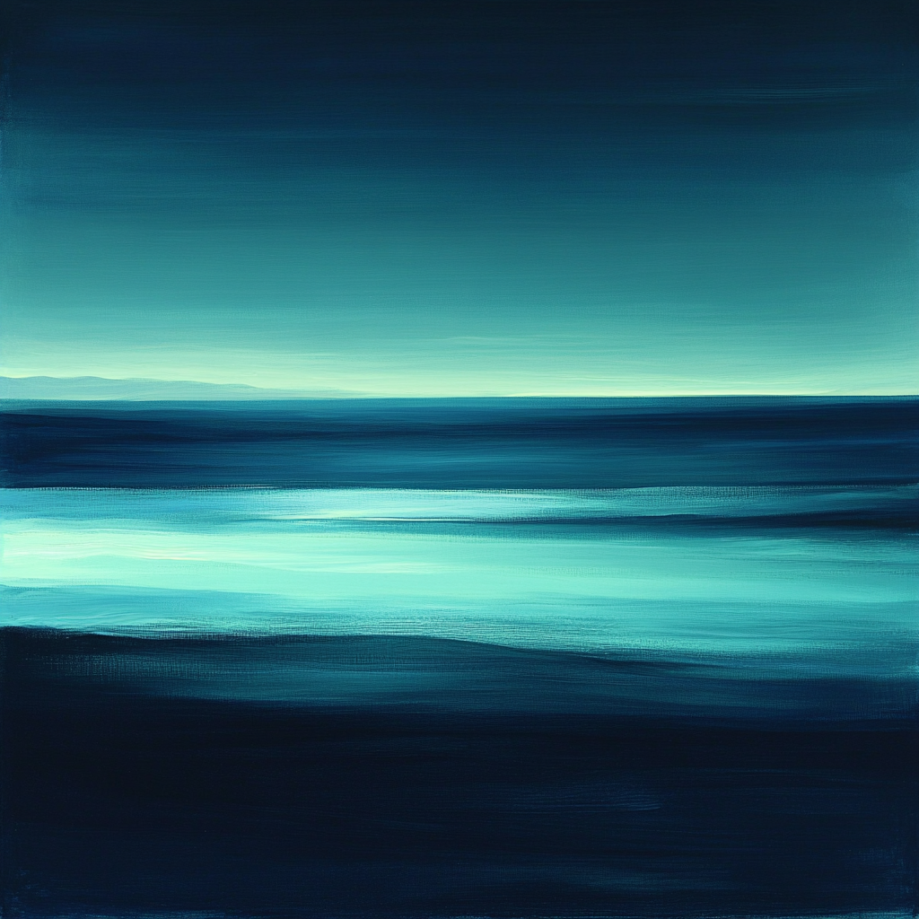 Mark Rothko Inspired Oceanic Depths Painting by numbers kit