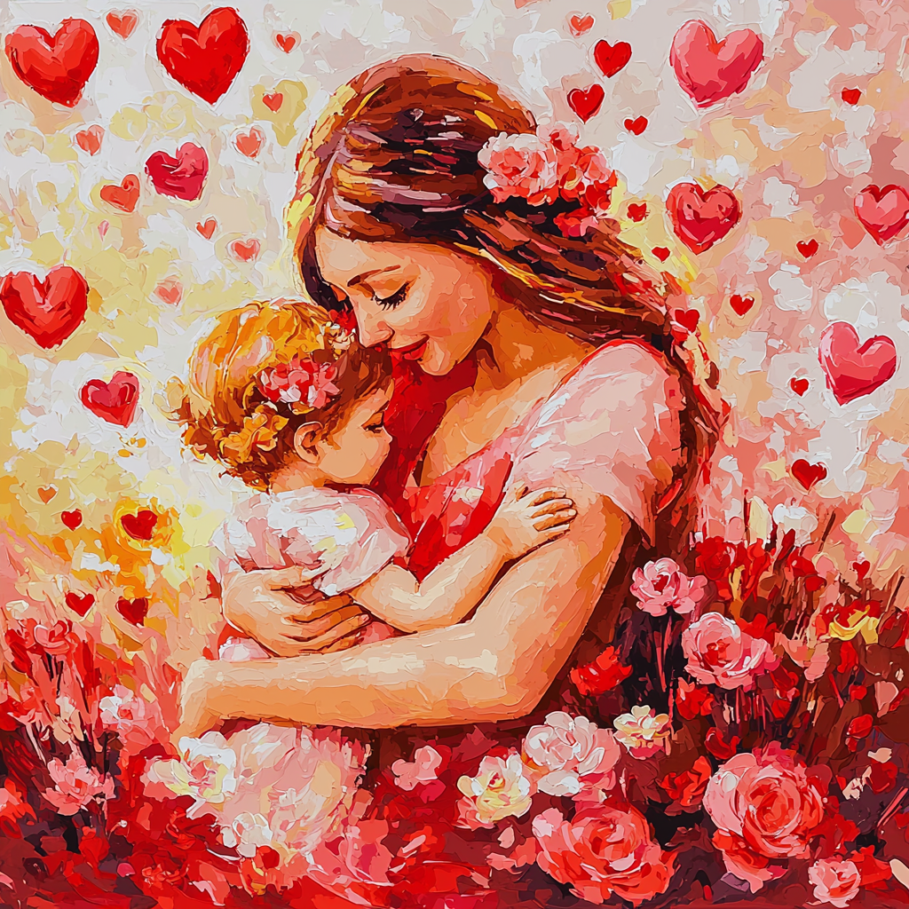 A Mother’s Heart DIY Paint By Numbers