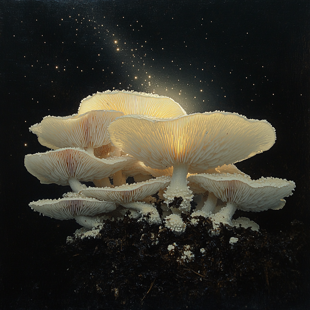 Caravaggio Inspired Nebula Fungi paint by number