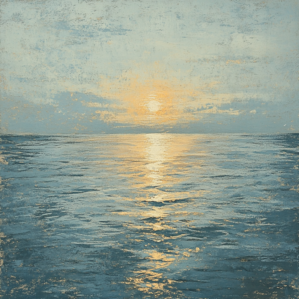 Edgar Degas Inspired River Reflections paint by color