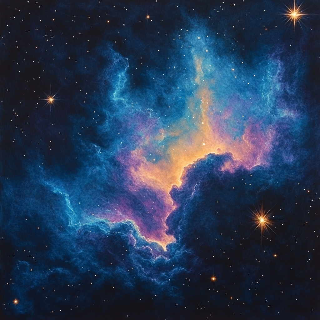 Edgar Degas Inspired Nebula Loom DIY paint by numbers