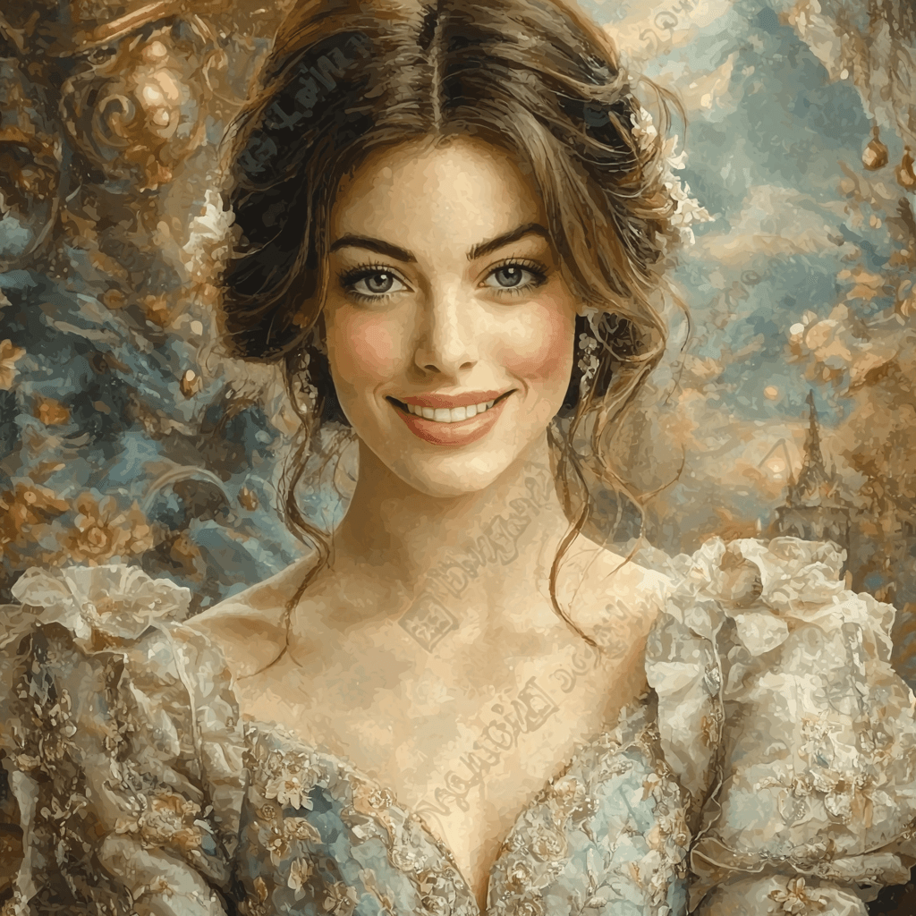 Anne Hathaway: The Dreamer And The Queen Paint By Numbers Art