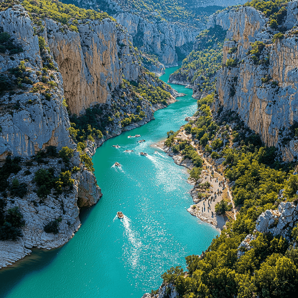 Gorges Du Verdon - France Painting Number Kit
